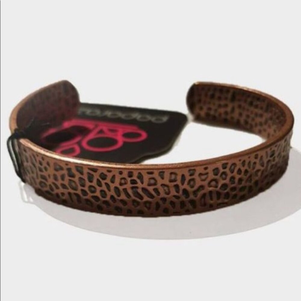 Paparazzi Hammer Away Copper Cuff Bracelet